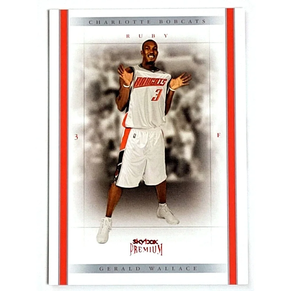 2004-05 SKYBOX PREMIUM GERALD WALLACE RUBY #D 56/75